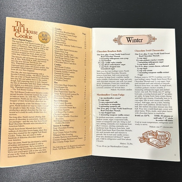Vintage Nestle Baking Cookbook - Picture 3 of 6